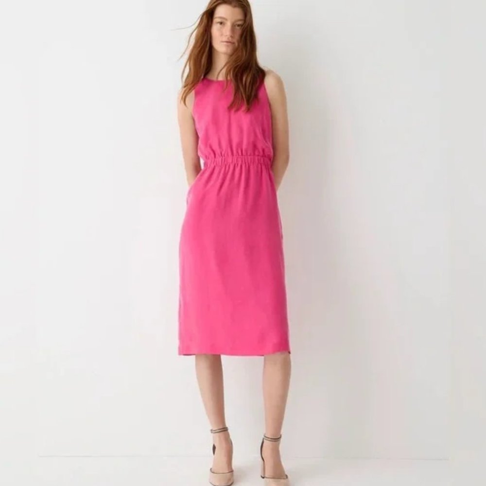 J. Crew Black Midi Dress - Picture 2 of 3